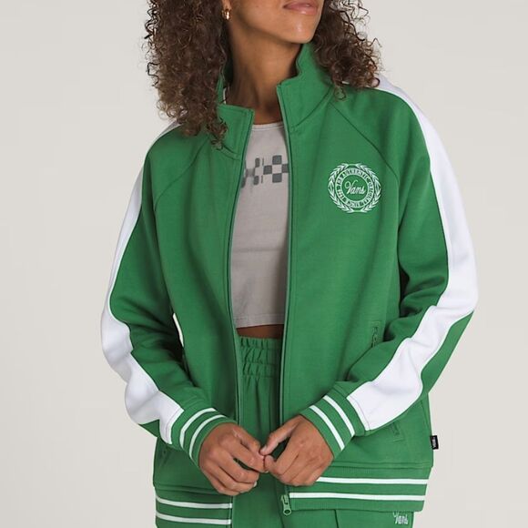 Vans Relay Track Jacket- Fairway Green - Picture 2 of 7